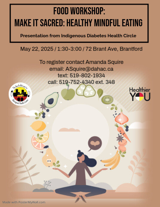 Image showcasing Food Workshop: Mindful Eating - De dwa da dehs nye>s Aboriginal Health ...